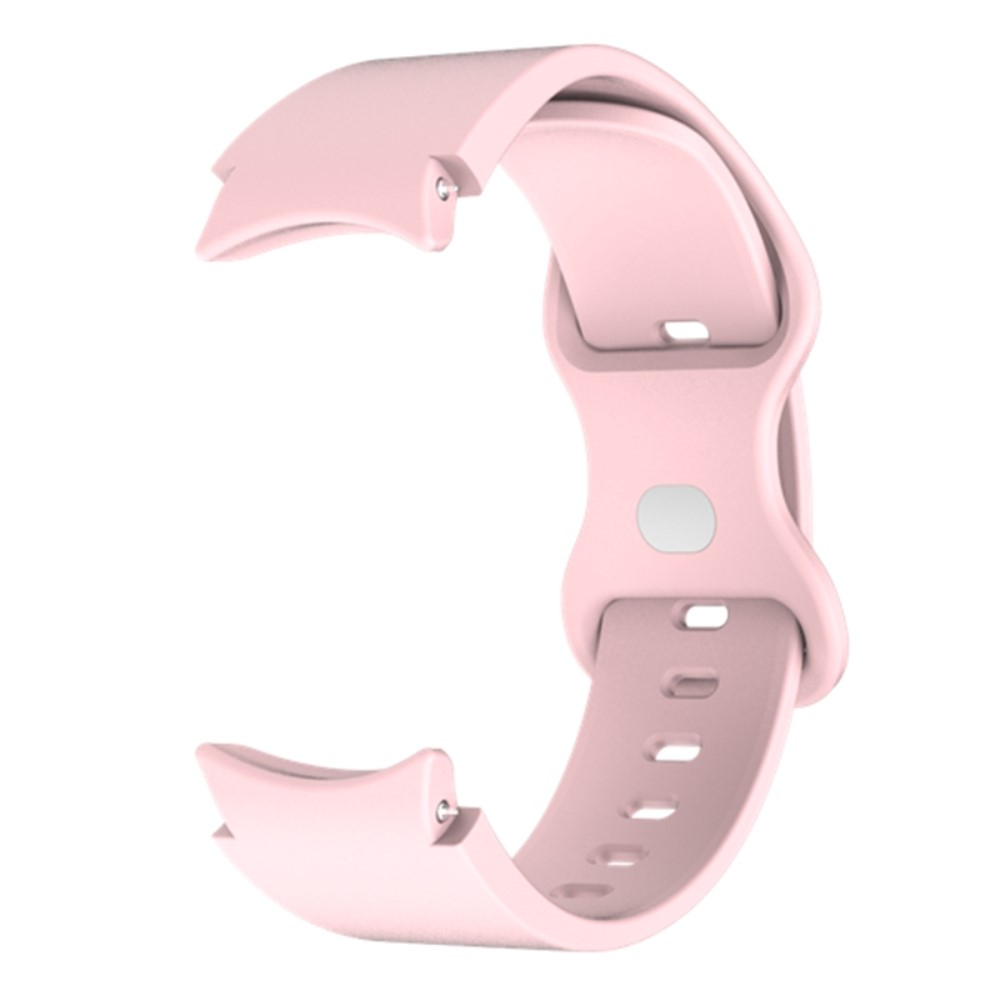 Samsung Galaxy Watch 4 Classic (46mm) Silikon Armband mit Knopf Verschluss (Gelenkumfang: 180-220mm) - Rosa