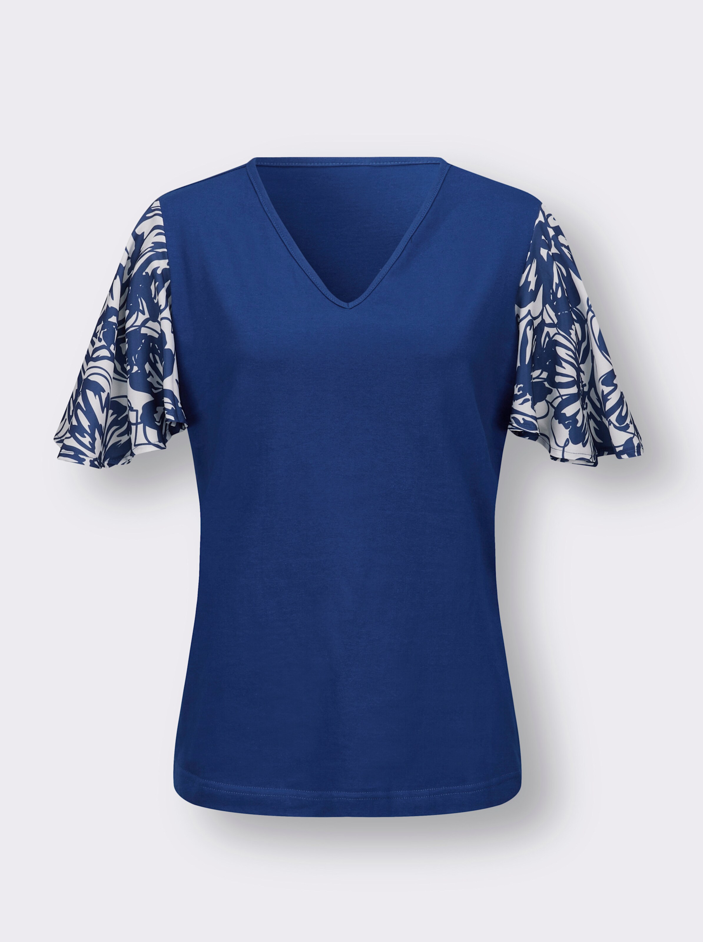 Kurzarmshirt mit Flügel-Ärmeln