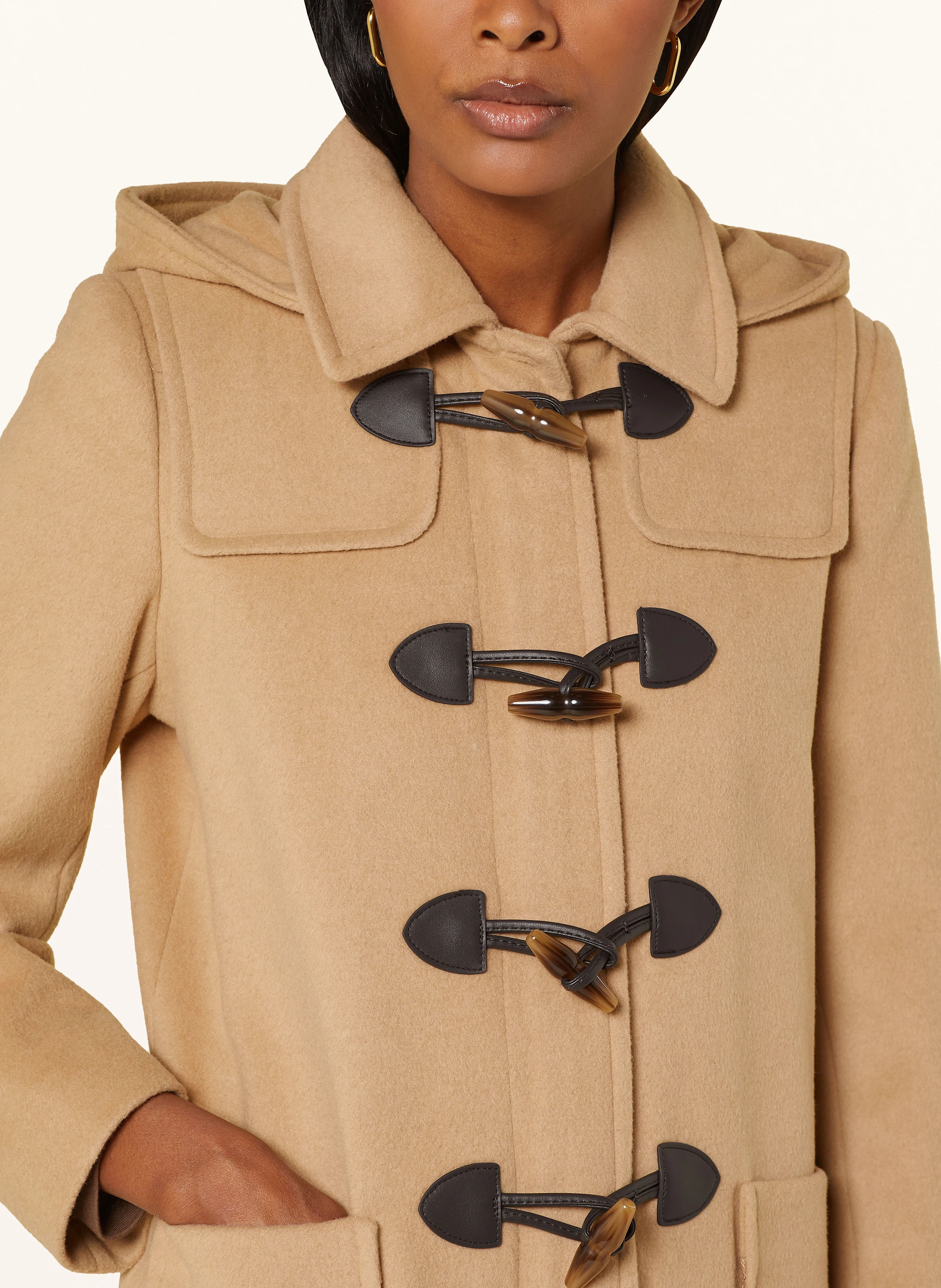 LAUREN RALPH LAUREN Dufflecoat mit abnehmbarer Kapuze