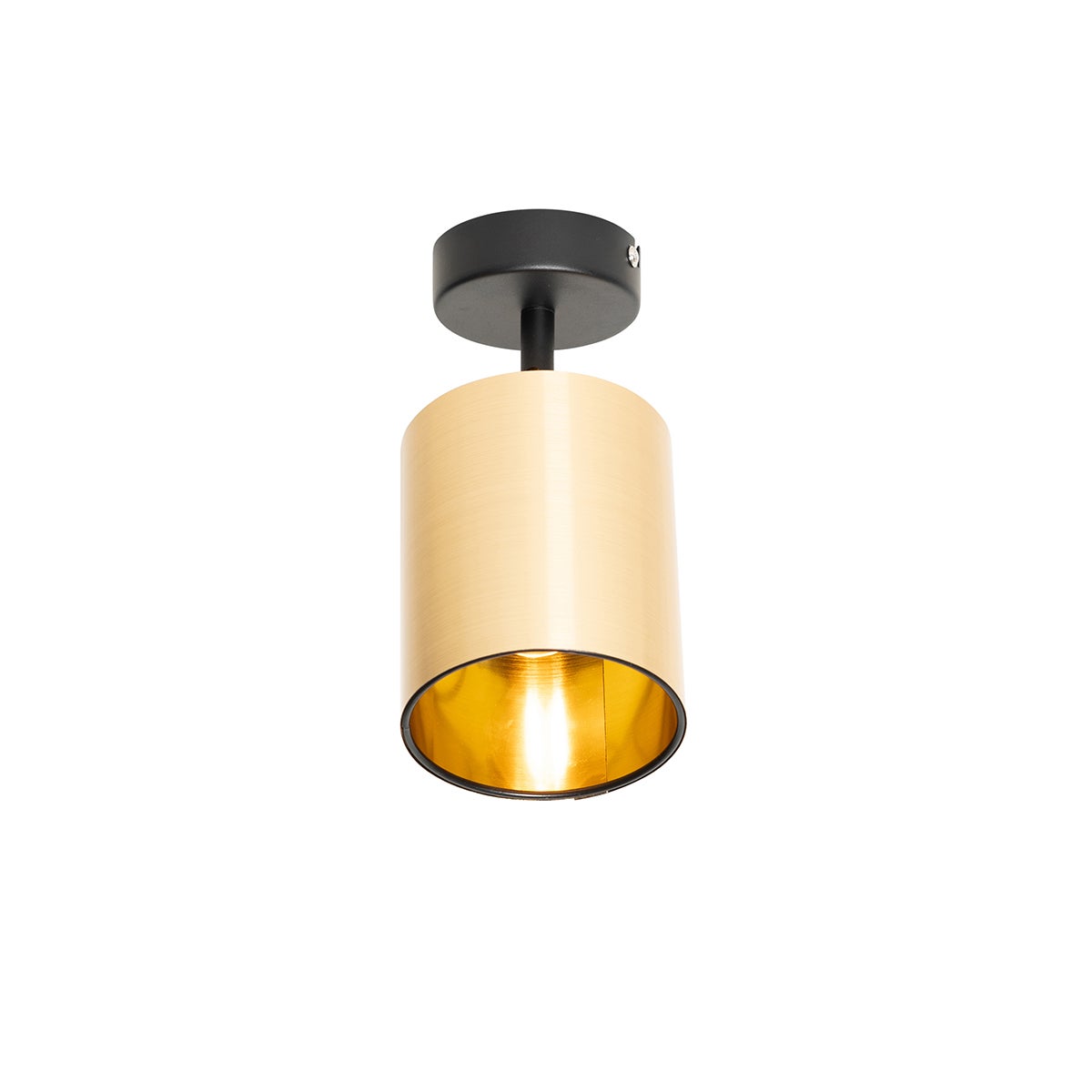 Moderne zwarte stippen met goud - Lofty