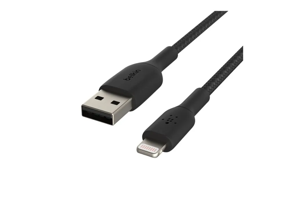 Belkin BoostCharge - Lightning-kabel - Lightning han til USB han - 1 m - sort