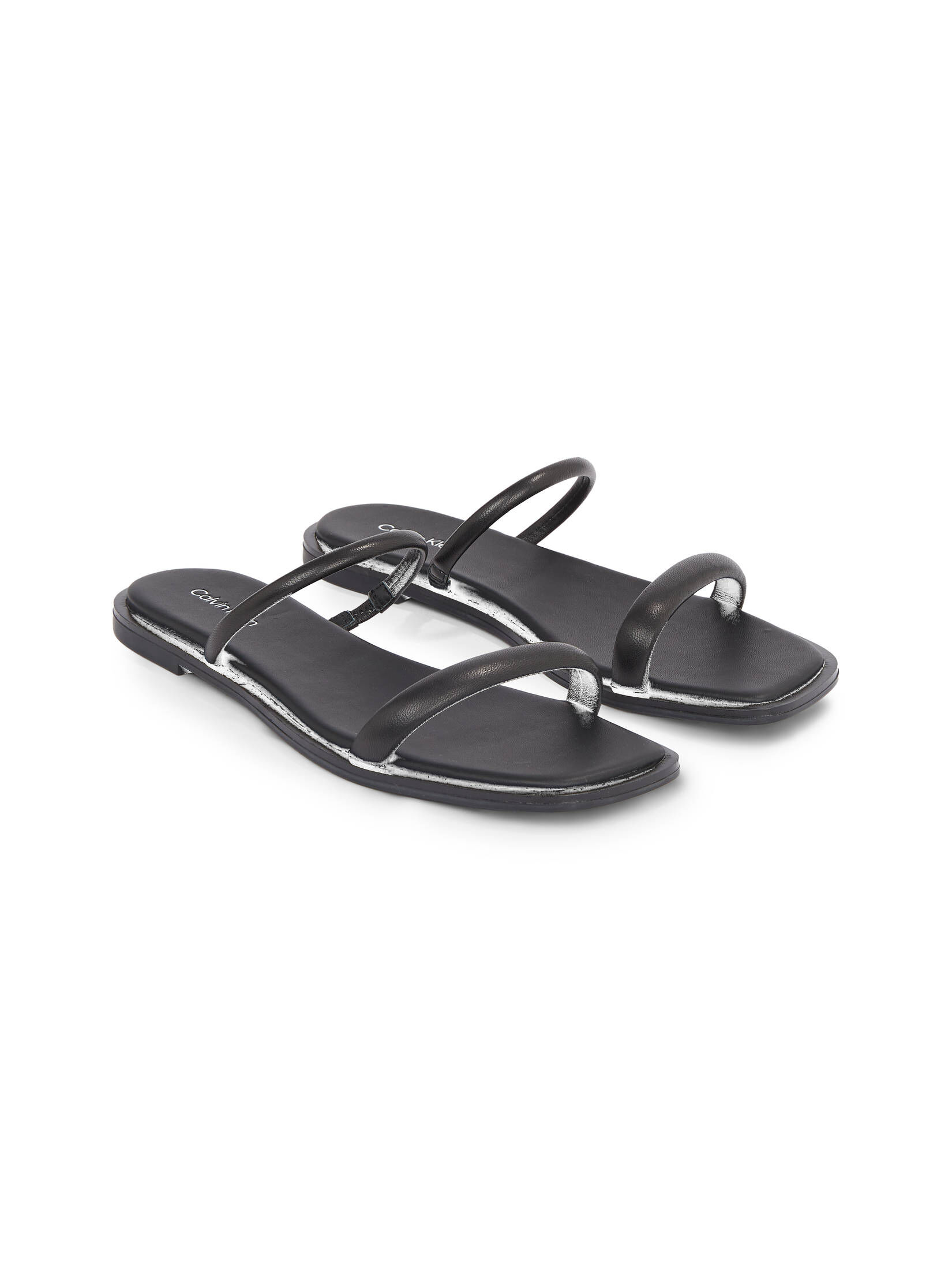 CALVIN KLEIN| Damen Pantoletten aus Leder