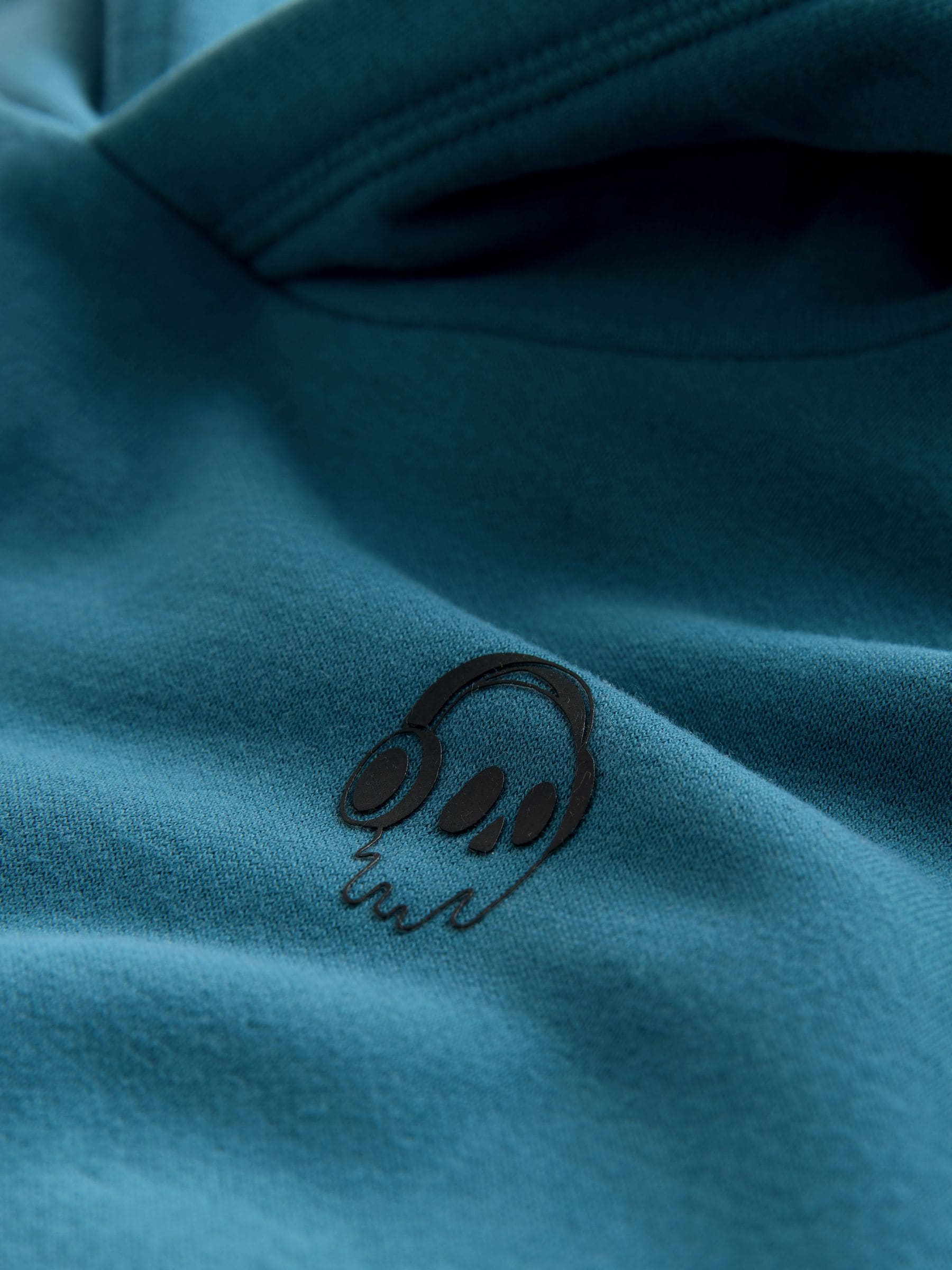 Blauwgroene schedel - Sign Off Hoodie (3-16jr)