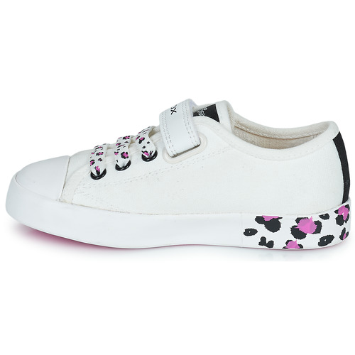 Geox - JR CIAK GIRL - Blanc / Rose