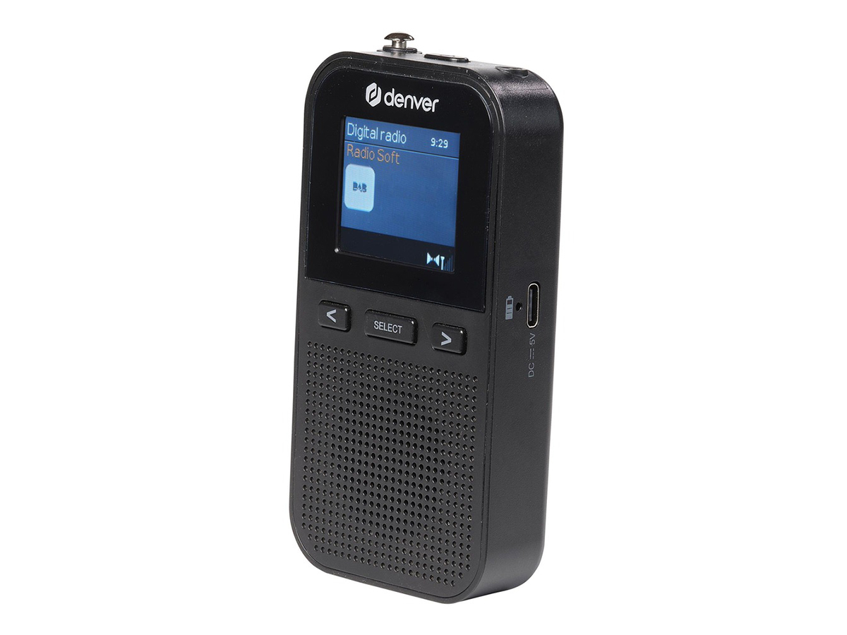 Denver DAH126 DAB+/FM Draagbaar radio - Black