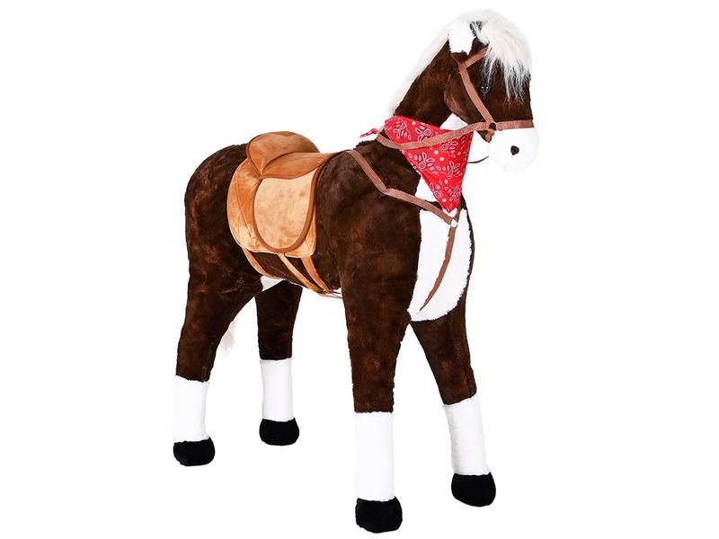 Knorrtoys Stehpferd XXL «Winnie» Braun Spielpferd zum Reiten