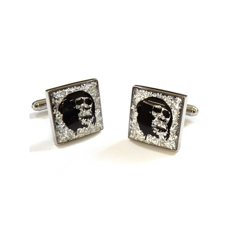 Boutons de manchette, Cheeky Chimp, Glitter