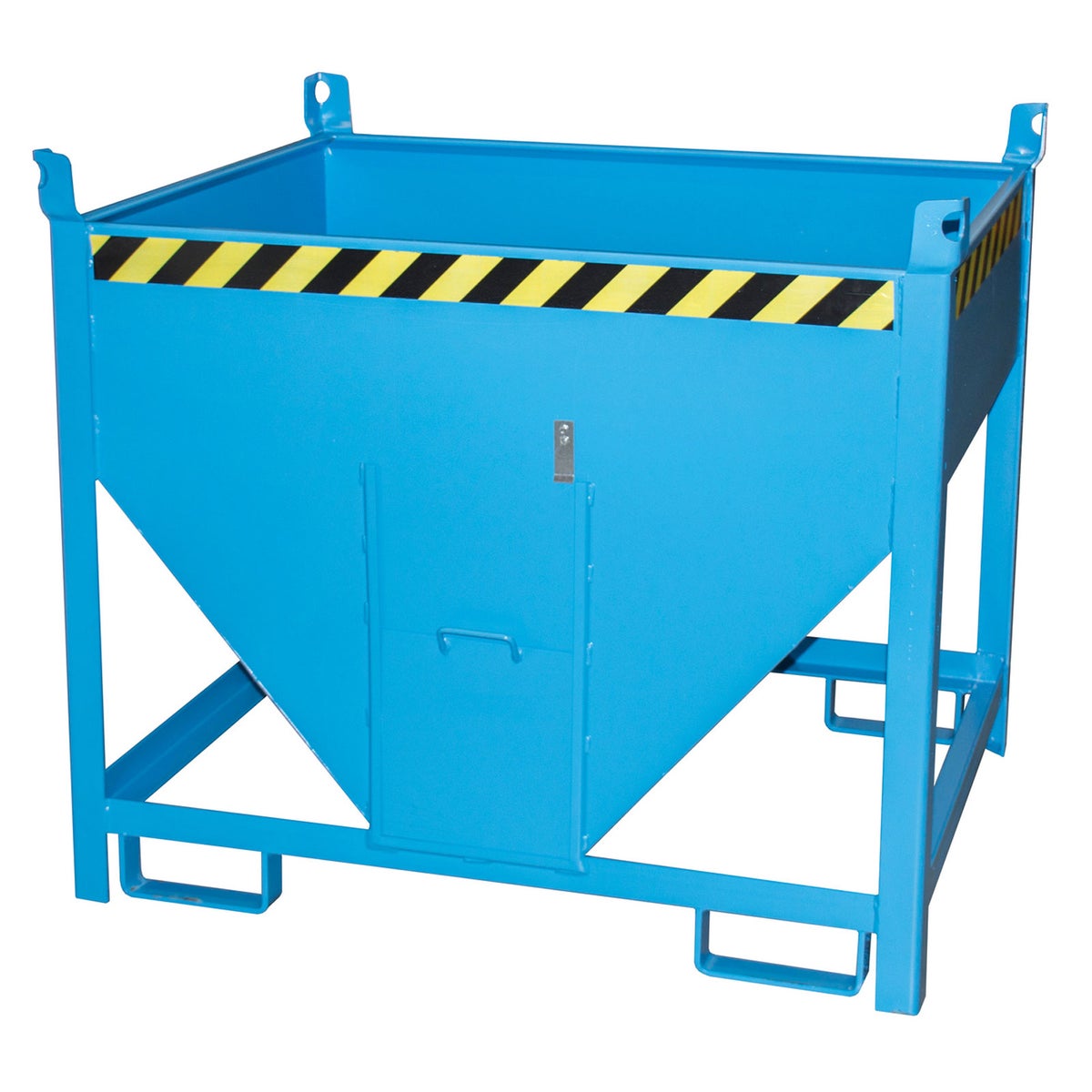 Bauer SGS 50 silocontainer, gelakt, lichtblauw