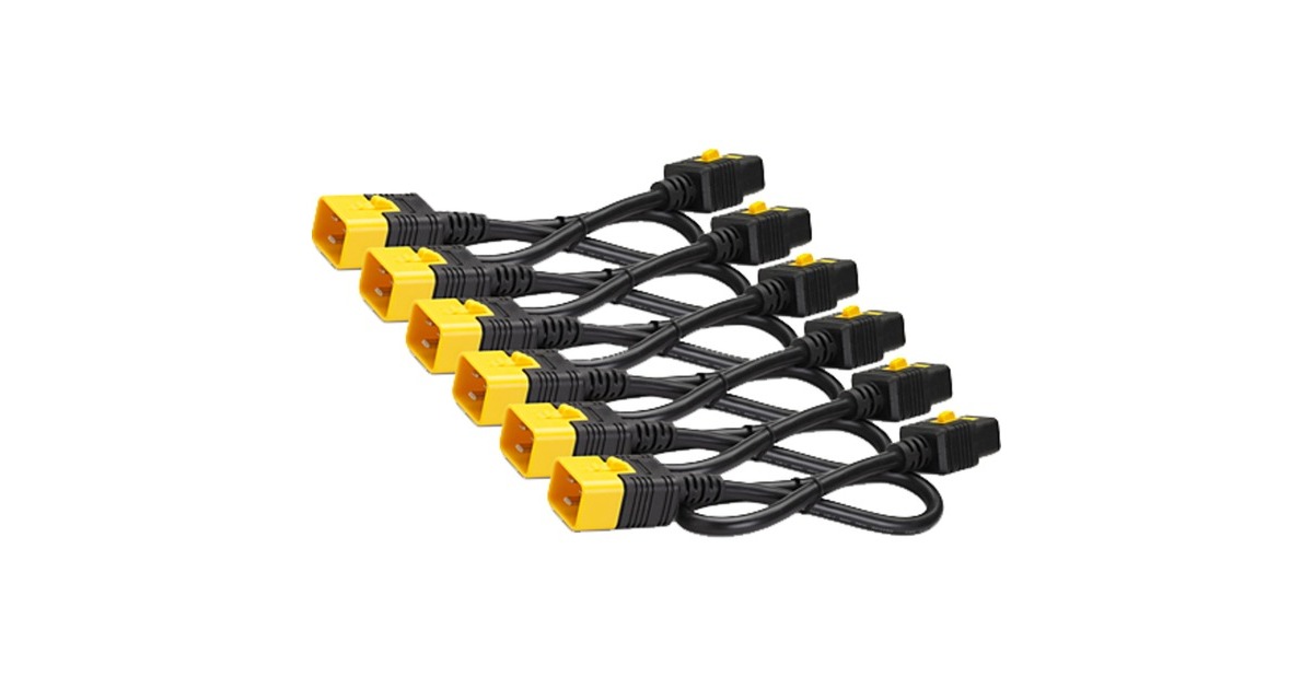 APCStroomkabel kit C19 - C20 IEC  (Zwart, 6x 1,8 meter, 6 stuks, AP8716S)