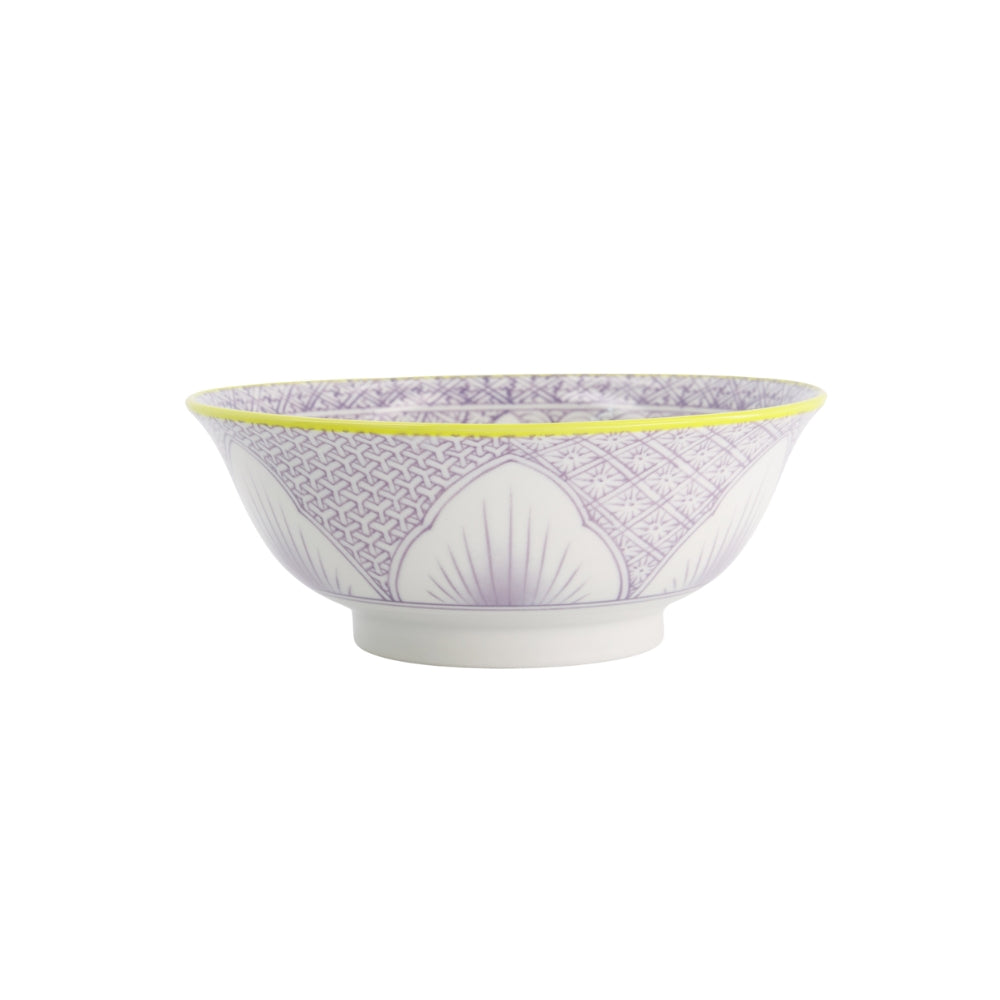 Tokyo Design Studio  Lily Flower Ramen skål, lilla - 1200 ml.