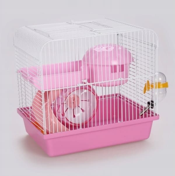 Panama Pet Panama Pet Gnagerbur 27x20,5x25,5cm hvit / rosa