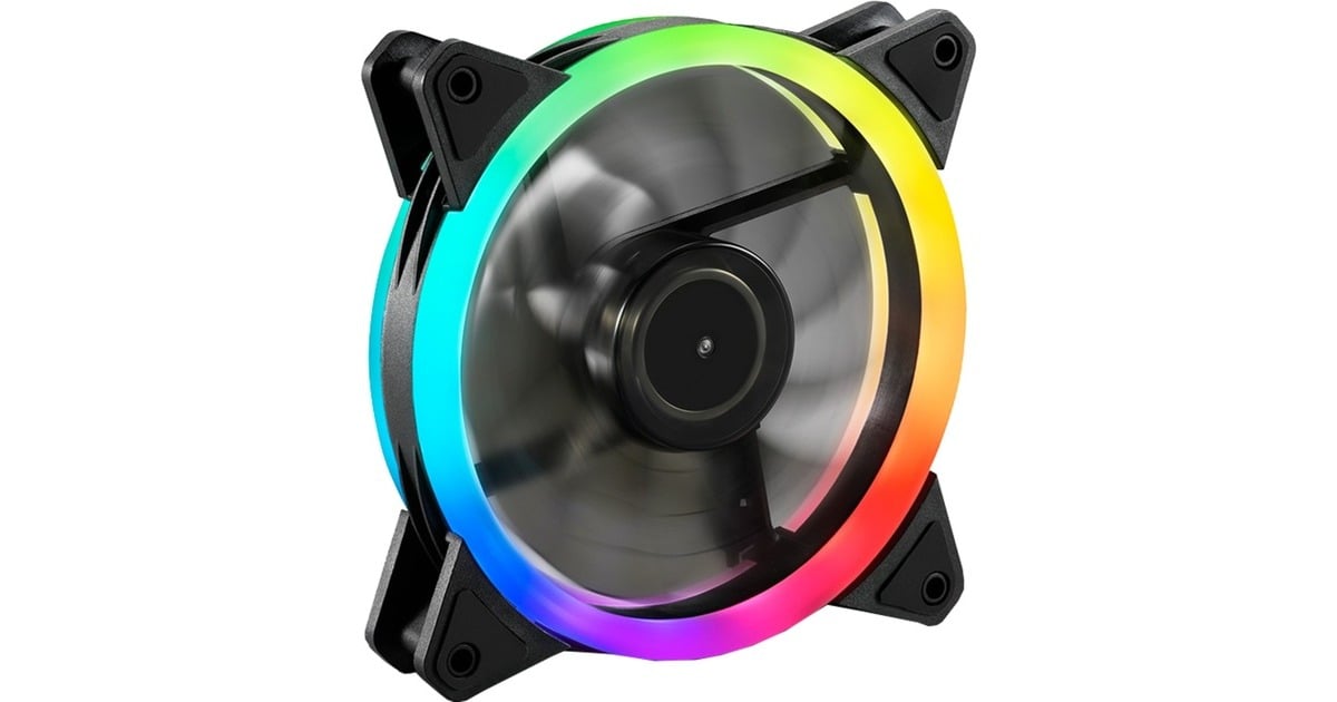 SharkoonSHARK Blades RGB case fan  (Zwart, 120 x 120 x 25 mm)