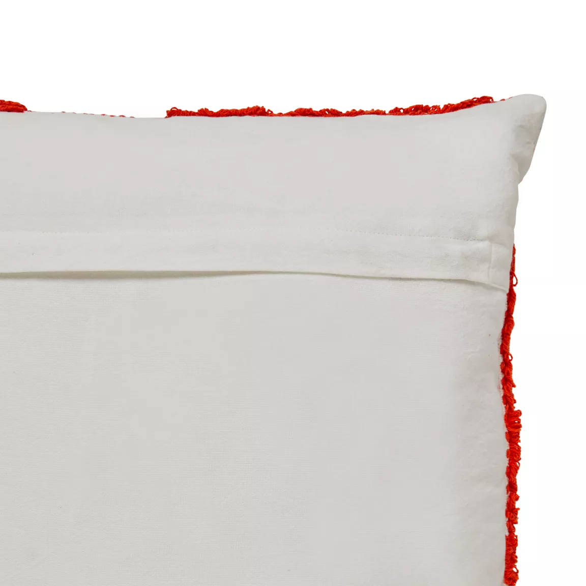 Coussin carré coton (50 x 50 cm) Poppy Orange
