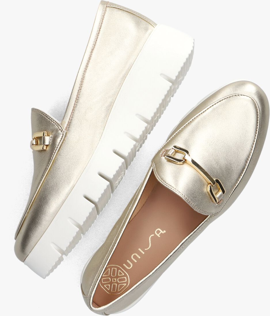 UNISA gouden unisa loafers famo
