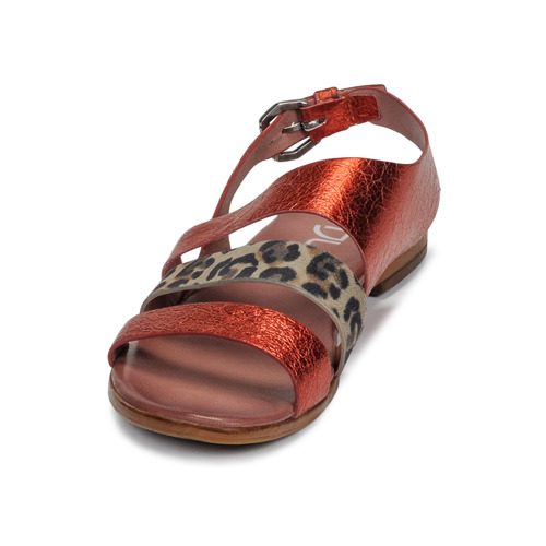 Mjus - CHAT BUCKLE - Rouge / Léopard