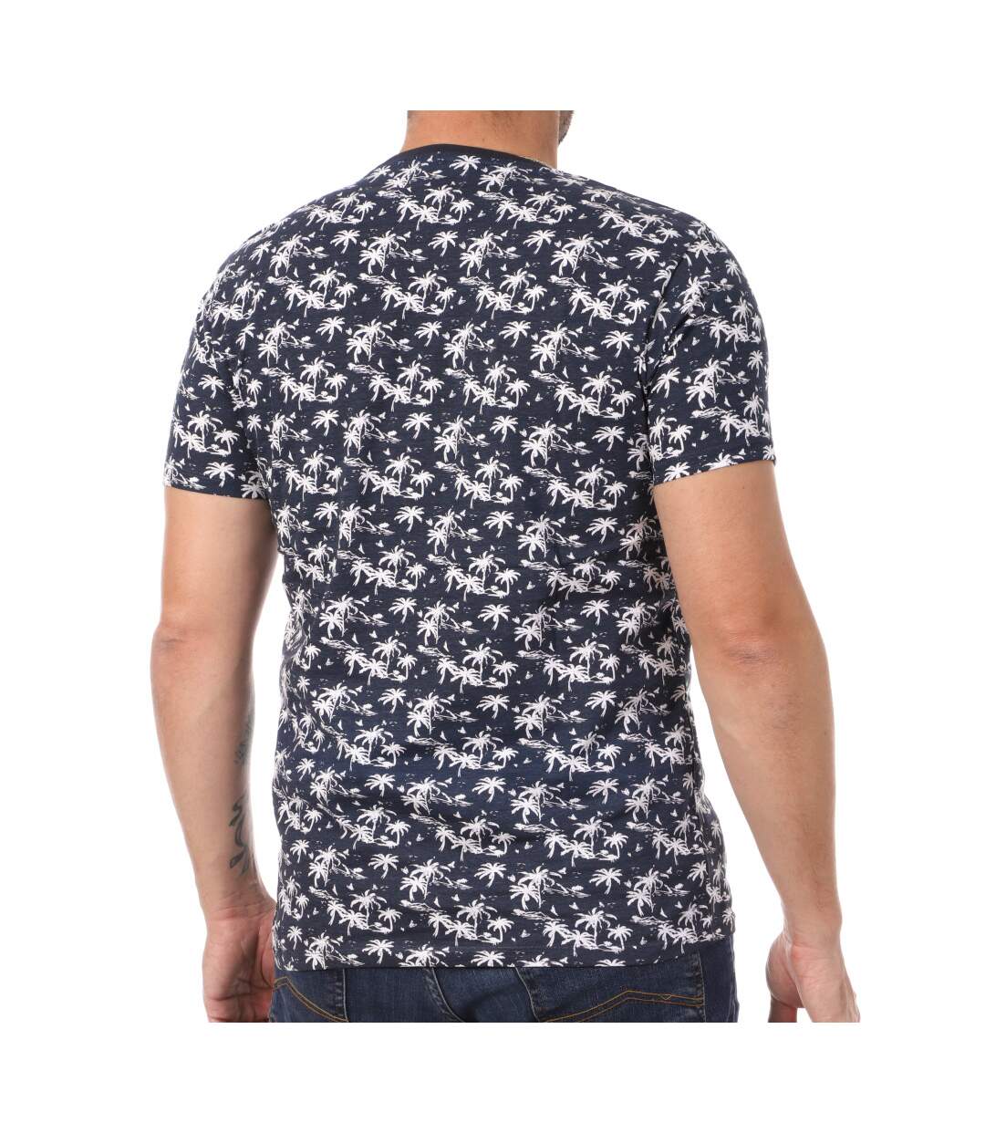 T-shirt Marine Homme Lee Cooper Otez