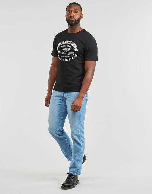 Jack & Jones - JJEJEANS TEE SS O-NECK  23/24 - Noir