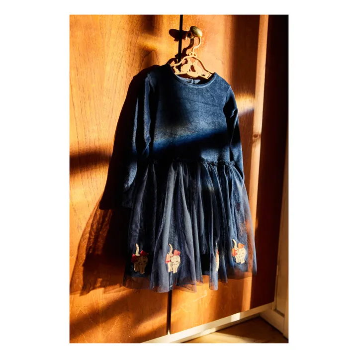 Konges Sløjd Robe Matière Recyclée Florine | Bleu marine