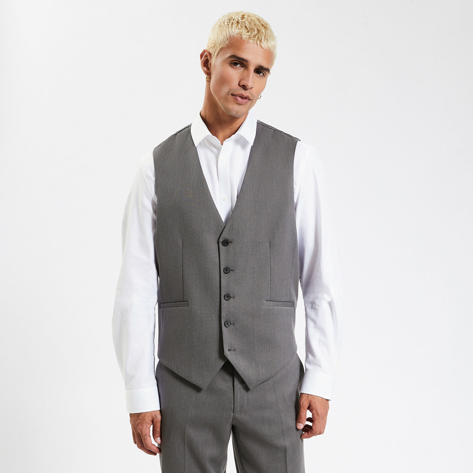 Costume 3 pièces slim - Gris foncé