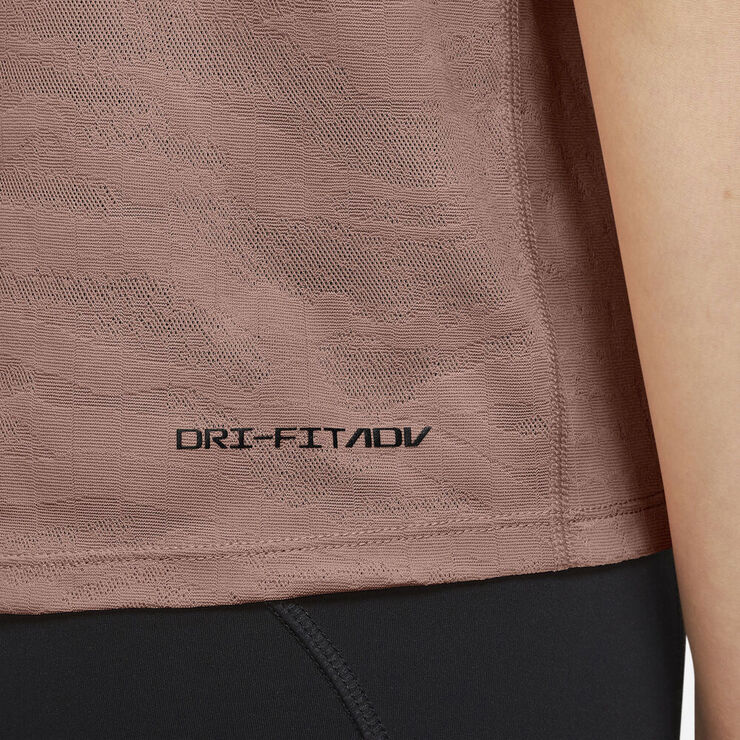 Nike Dri Fit Adv Run Division Engineered Lobe T Shirt Brun