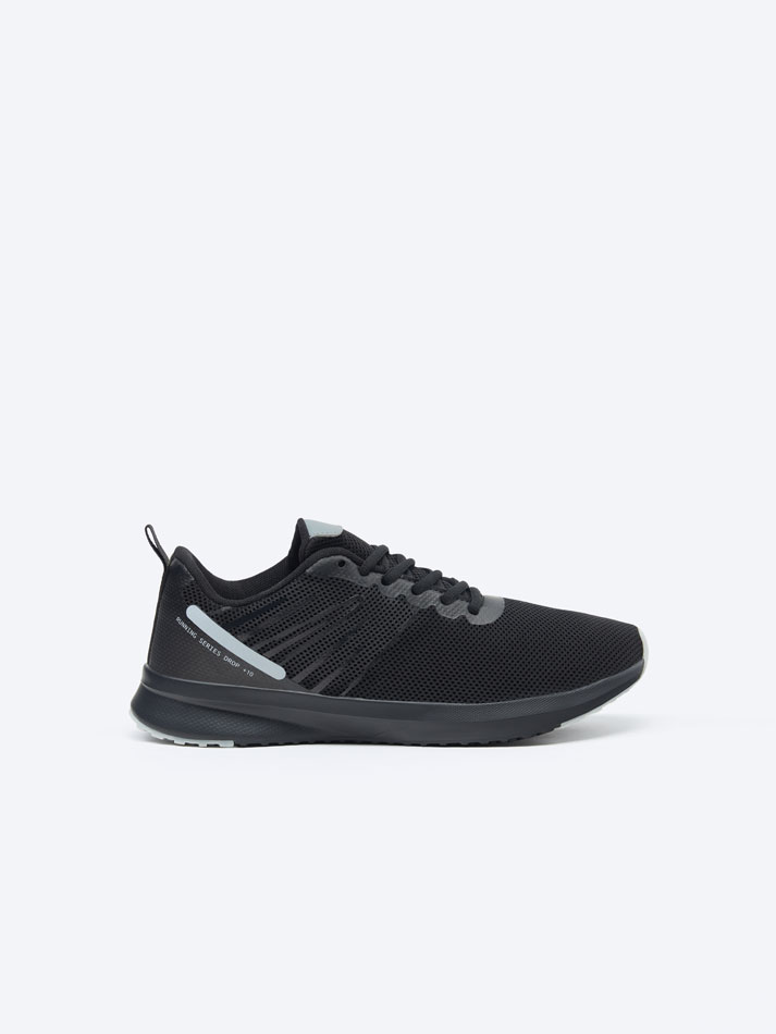 Tênis de corrida técnico para meninas - Preto