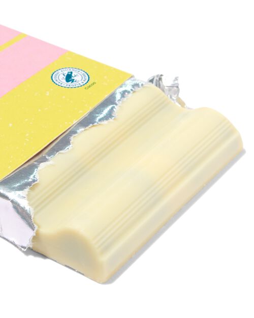 barre de chocolat blanc praliné 200g