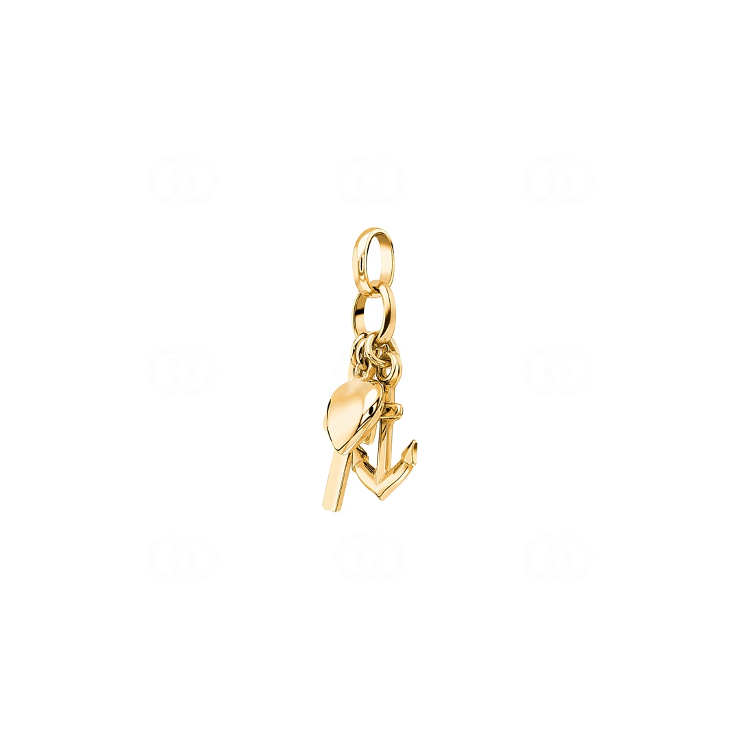 Anhänger 750/18 K Gelbgold Glaube Liebe Hoffnung
