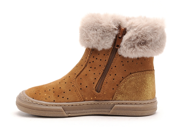 Bopy boots bottine enfant odessa marron