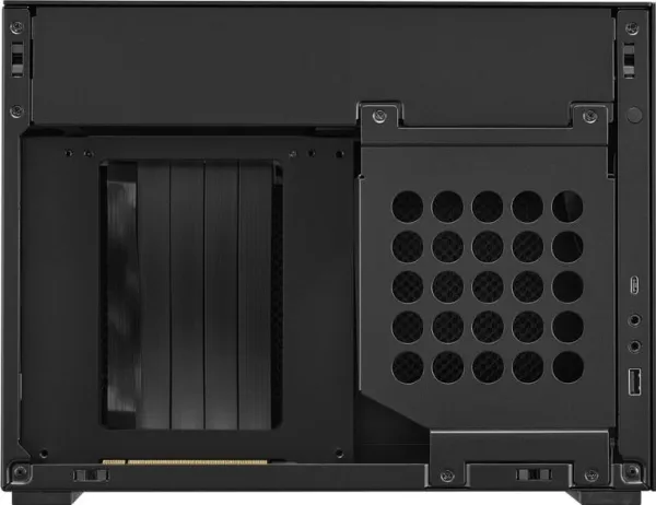 Lian Li A4-H20 X4 - Lille etui - mini ITX - ingen strømforsyning - sort anodiseret, mat sort - USB/Lyd