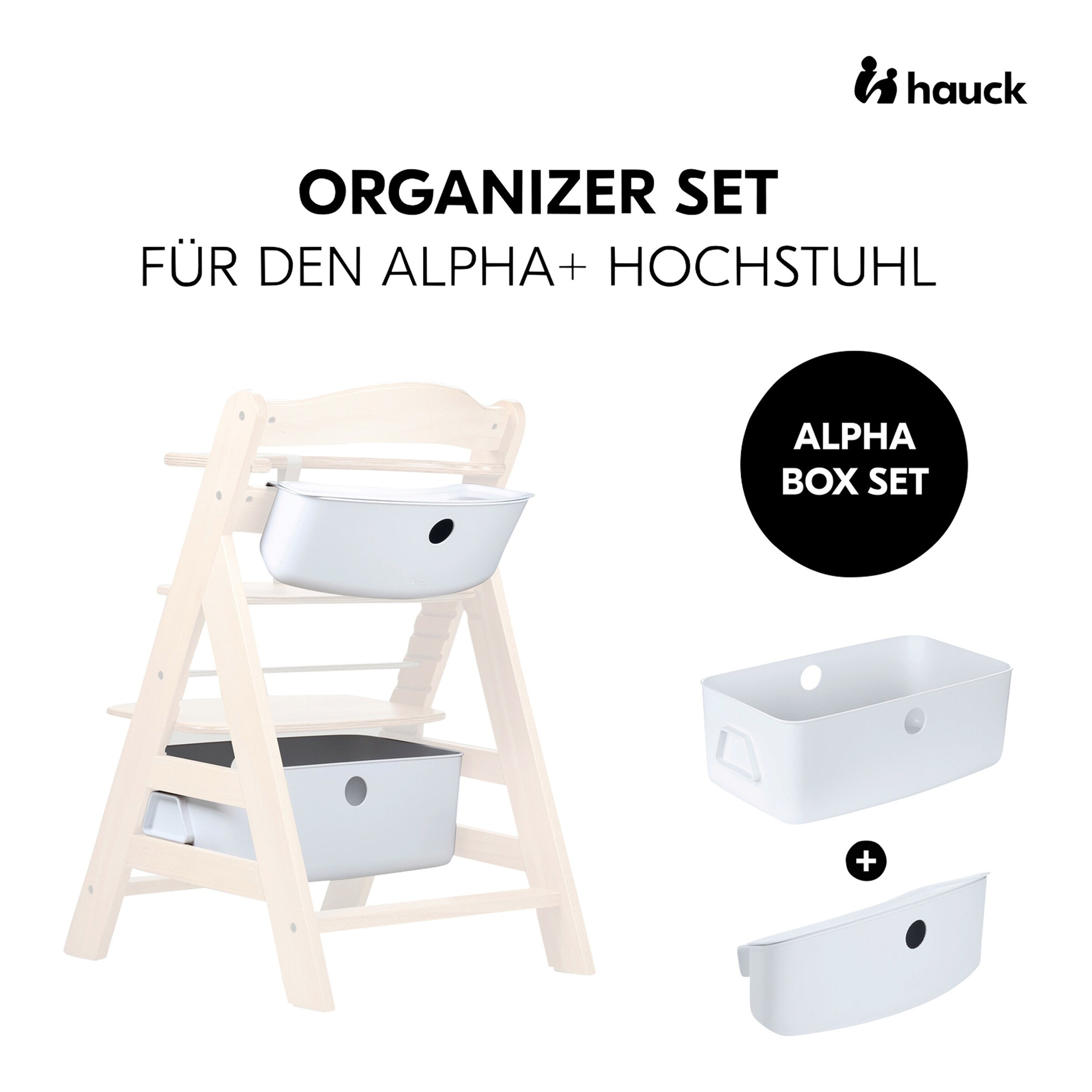 Hauck Aufbewahrungsboxen für Hochstuhl Alpha