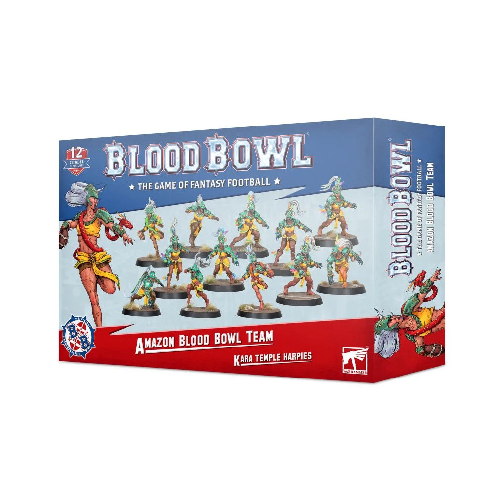 Blood Bowl : Amazon Team - Kara Temple Harpies