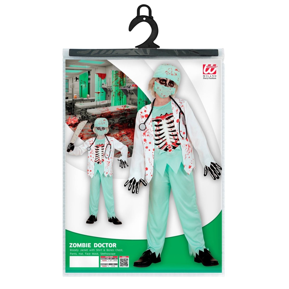 Halloween Kostuum Kind Zombie Dokter