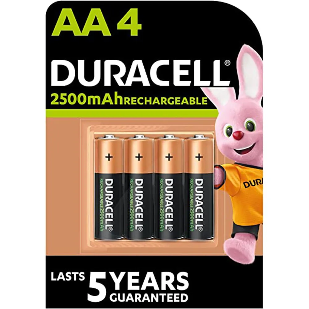 Duracell Wiederaufladbare AA Duralock 2400 4 einheiten