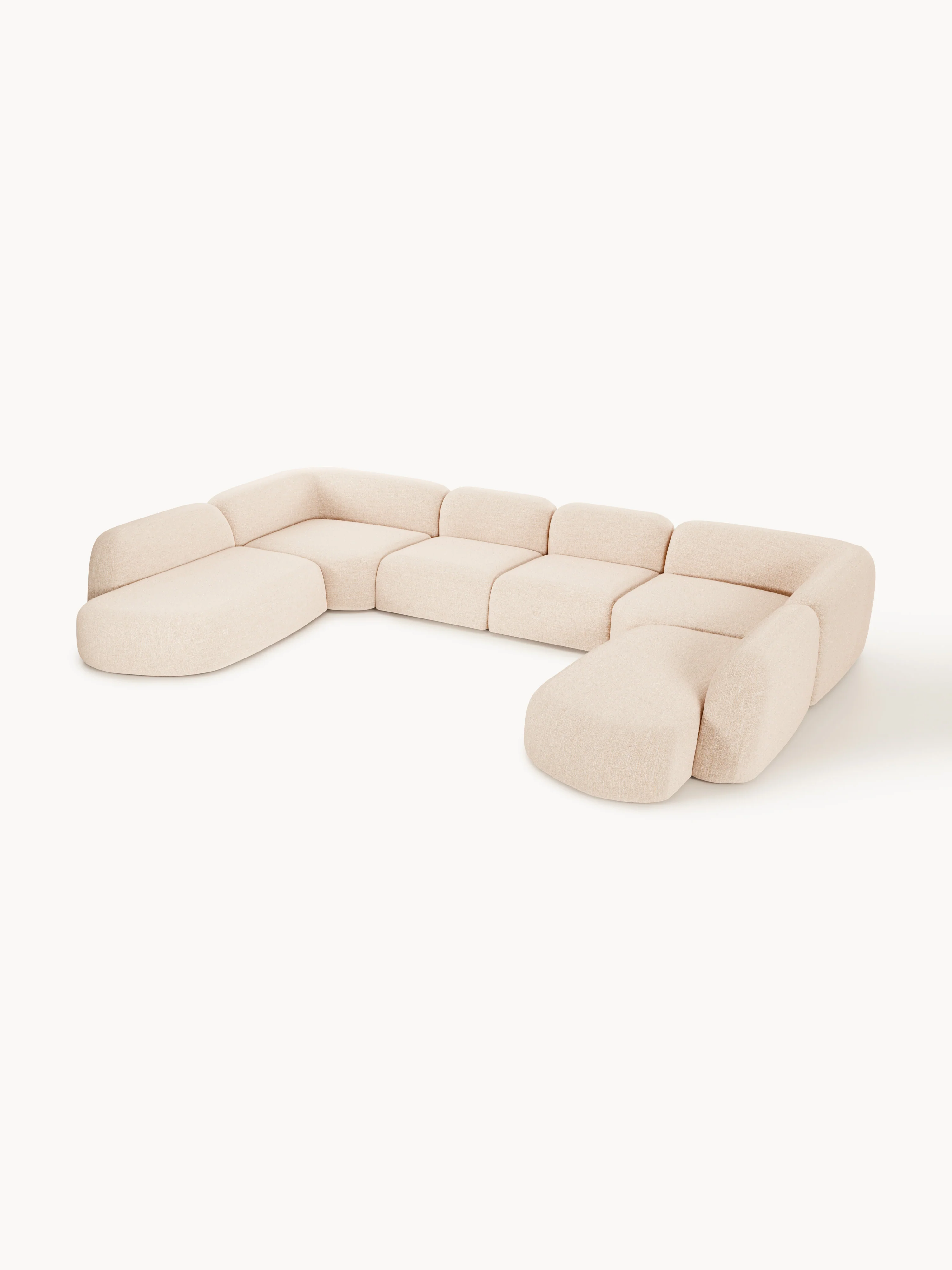 Modulaire bouclé XL bank Wolke