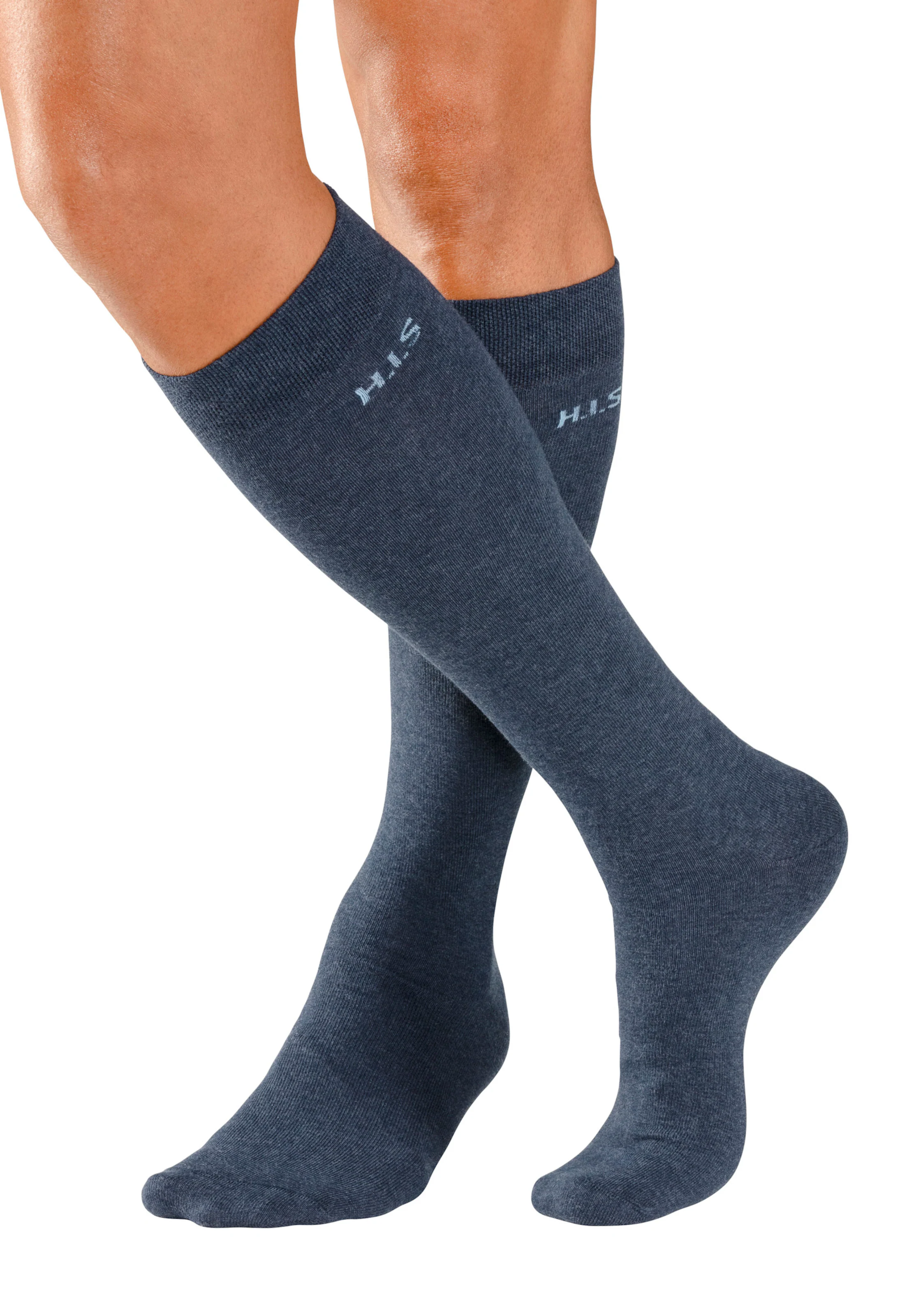 H.I.S Kniestrümpfe in marine, jeans
