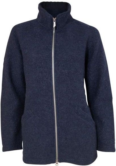 Ivanhoe of Sweden Womens Brodal Long Classic Wollen vest (Dames |blauw)