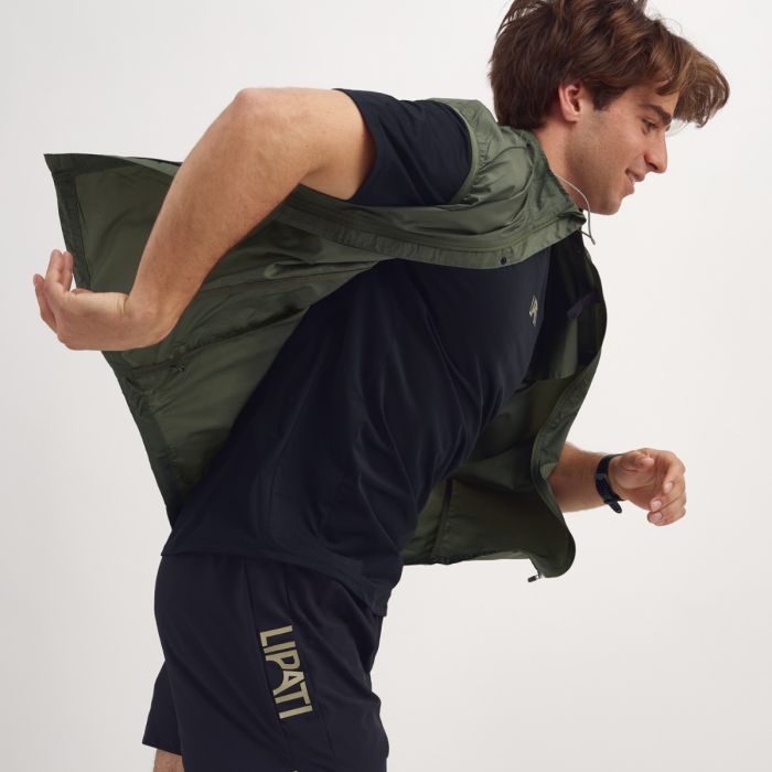 Lipati Herre Veste Drizzle Vest Grøn