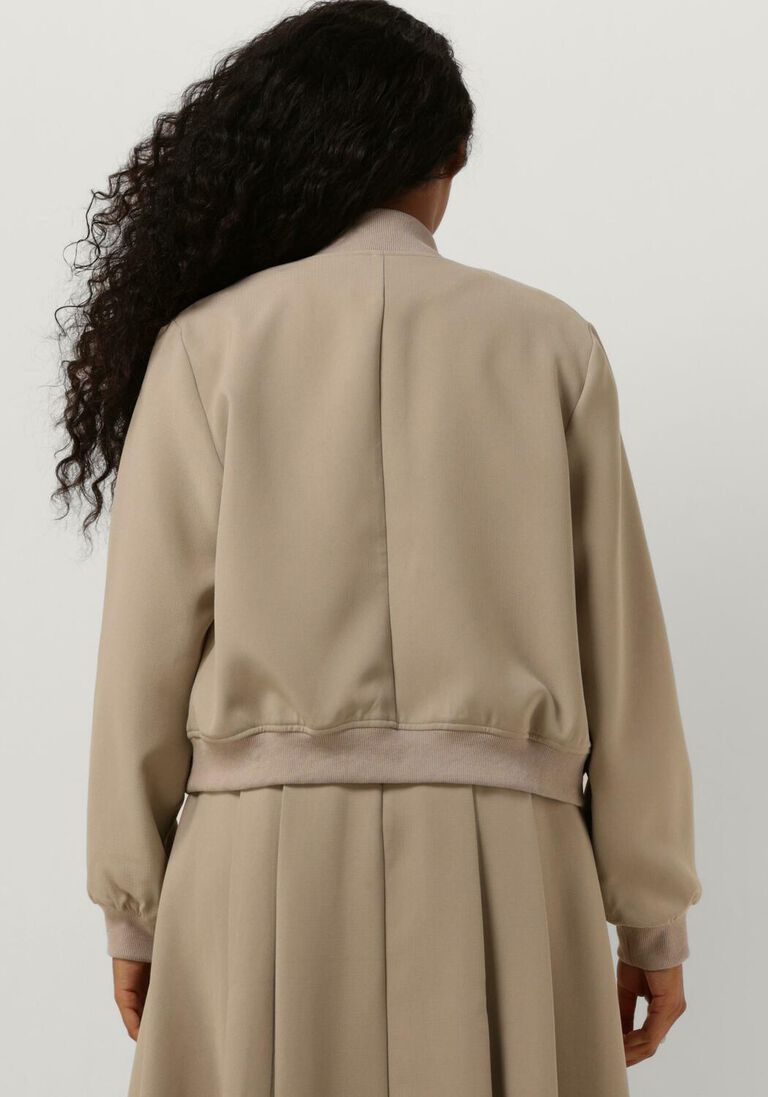 MY ESSENTIAL WARDROBE beige my essential wardrobe jack meganmw bomber jacket