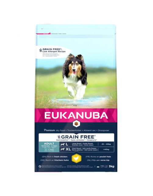Eukanuba Adult Large Grain Free Kip - Hondenvoer
