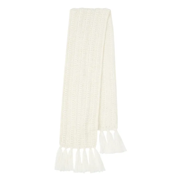 Aymara Echarpe Misti Baby Alpaga Laine Merinos | Ecru