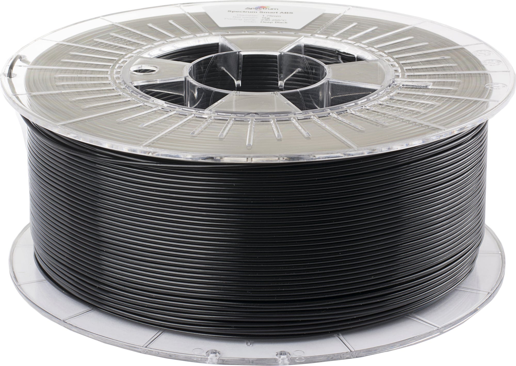 Spectrum  smart ABS Deep Black, 1,75 mm / 1000 g    Modifiziertes ABS in Schwarz