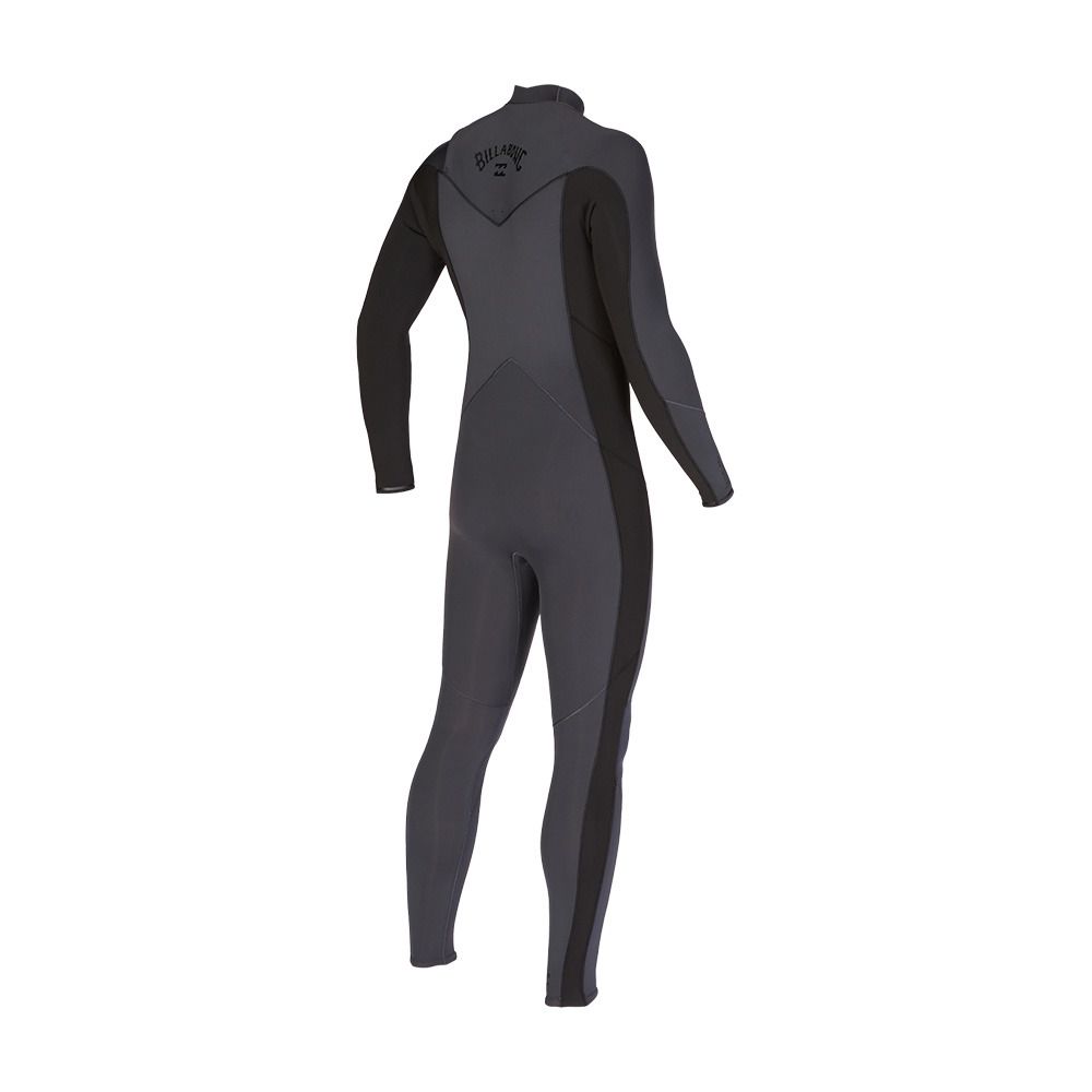 Billabong ABSOLUTE CHEST ZIP - Combinaison intégrale 3/2mm Homme graphite