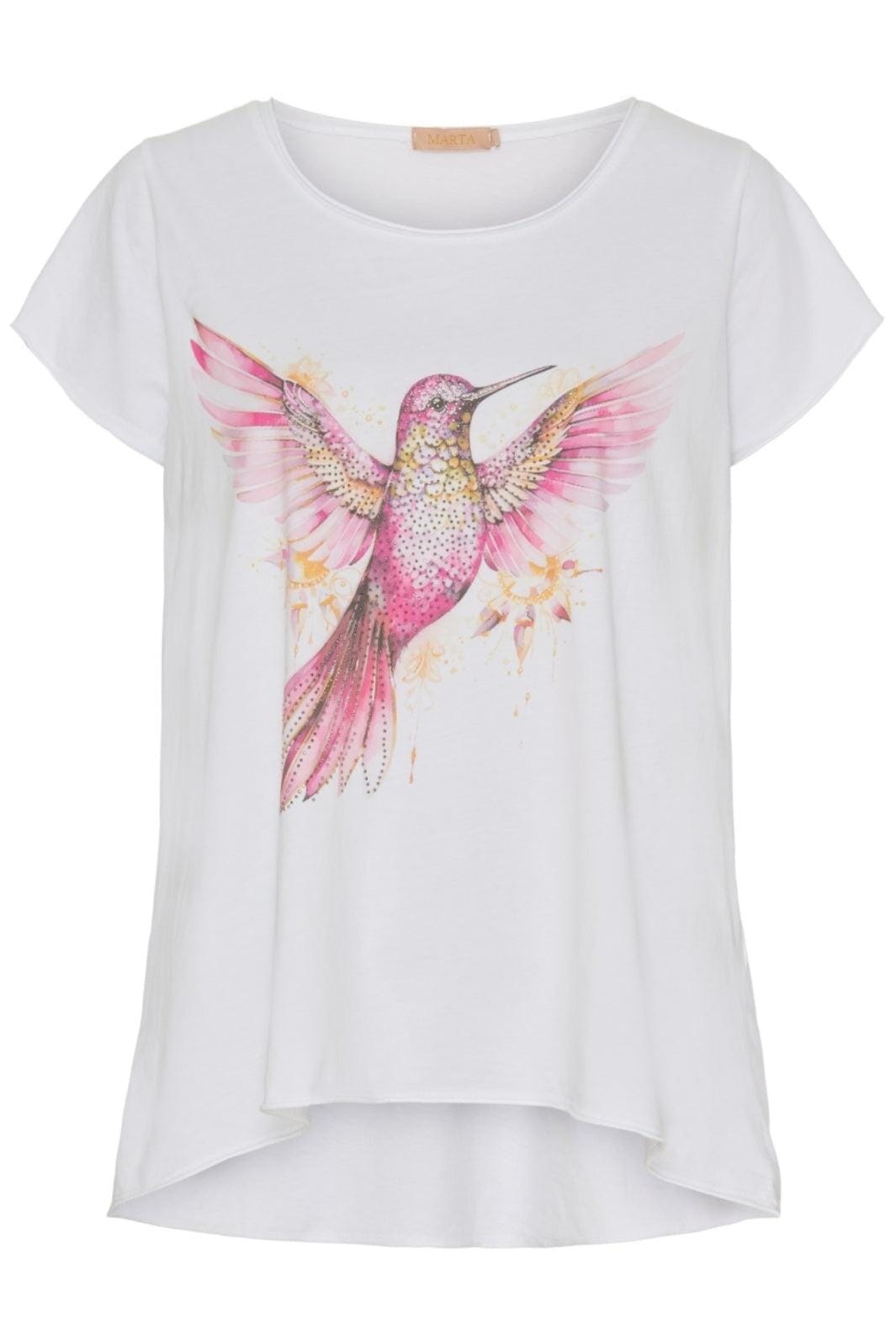 Marta Du Chateau Mdcmarie T-Shirt pink bird