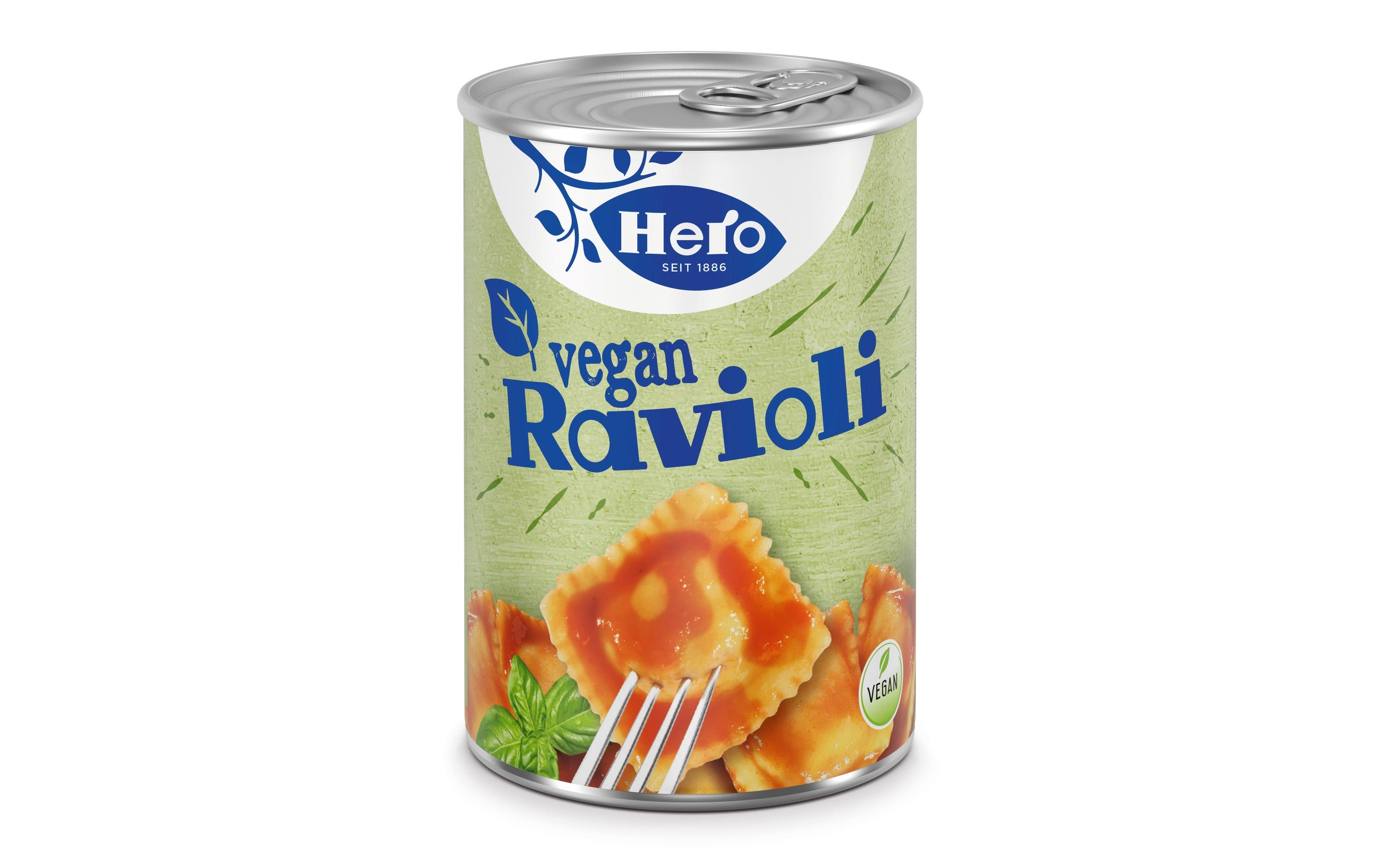 Ravioli Vegan 430 gWeiche Teigtaschen mit Gemüsefüllung in Tomatensauce