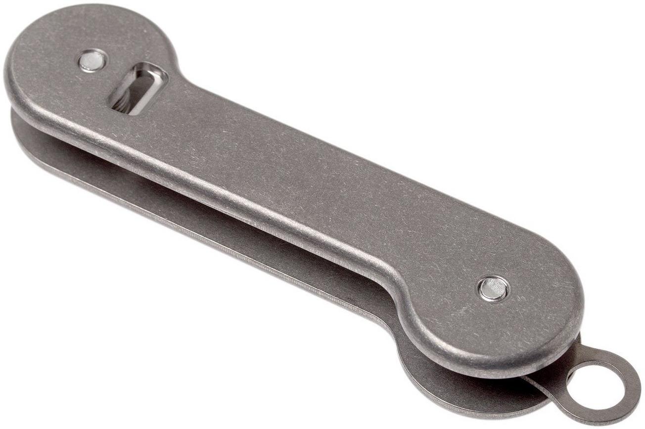 KeyBar titanium sleutel organiser, grijs