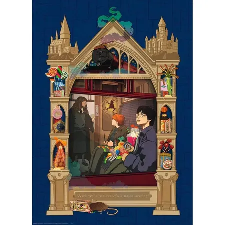 Ravensburger Puzzle Harry Potter Weg nach Hogwards, 1000 Teile