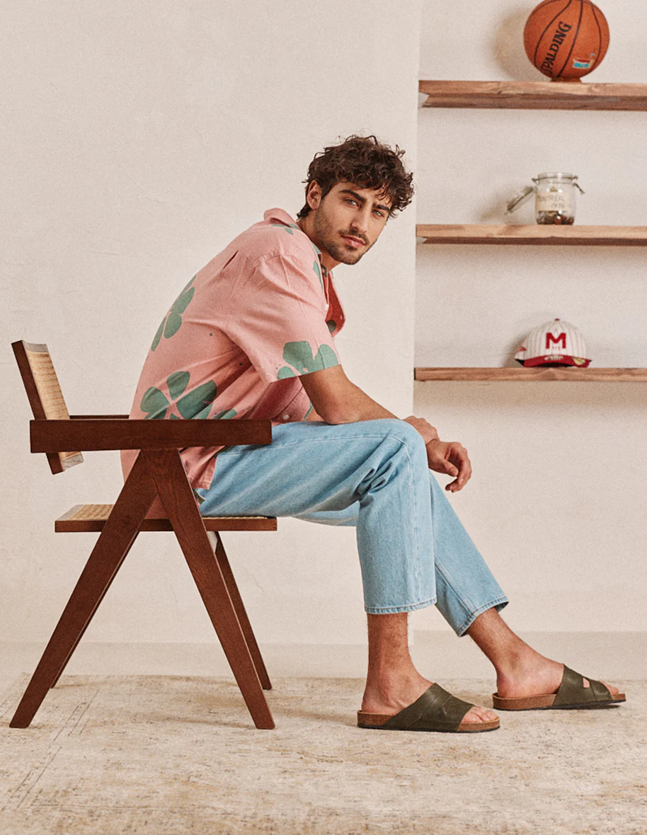 Mules Loic - Pull-up kaki