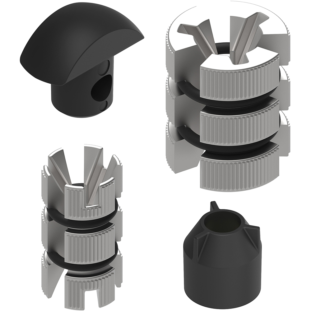 Quad Lock - Jeu de douilles pour support de colonne de direction