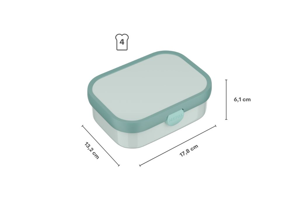 Mepal campus 750 ml lunchbox - cool mint