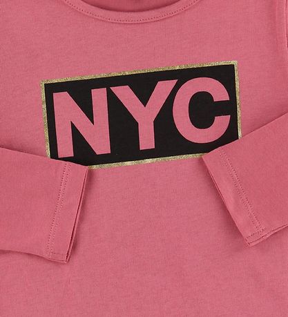 Petit by Sofie Schnoor Bluse - MørkPink m. NYC